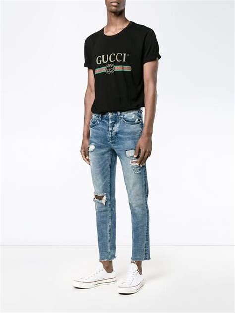 gucci skjorte herre|farfetch gucci shirts.